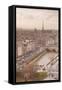 The City of Paris from Notre Dame Cathedral, Paris, France, Europe-Julian Elliott-Framed Stretched Canvas