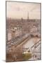 The City of Paris from Notre Dame Cathedral, Paris, France, Europe-Julian Elliott-Mounted Photographic Print