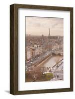 The City of Paris from Notre Dame Cathedral, Paris, France, Europe-Julian Elliott-Framed Photographic Print