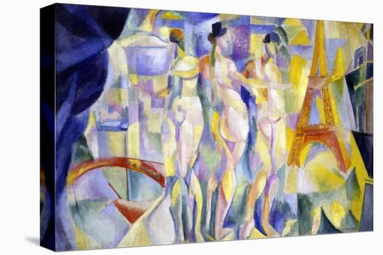 The City of Paris (La Ville De Paris)-Robert Delaunay-Stretched Canvas