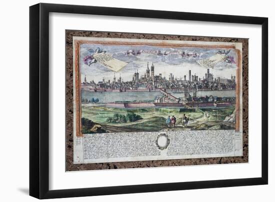 The City of Pavia and the River Ticino, C.1740-Friedrich Bernhard Werner-Framed Giclee Print