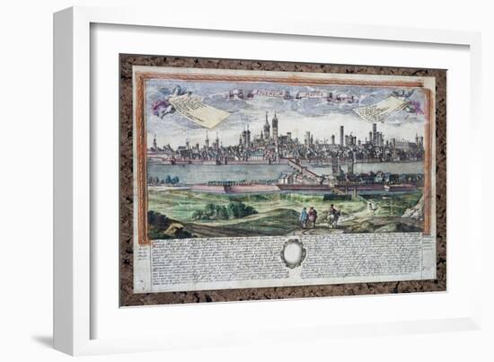 The City of Pavia and the River Ticino, C.1740-Friedrich Bernhard Werner-Framed Giclee Print