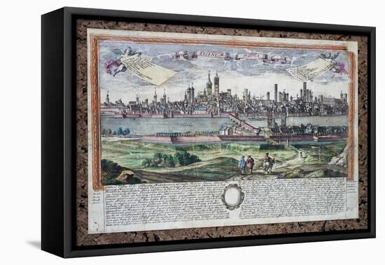 The City of Pavia and the River Ticino, C.1740-Friedrich Bernhard Werner-Framed Stretched Canvas