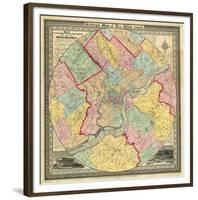The City of Philadelphia, c.1847-J^ C^ Sidney-Framed Art Print