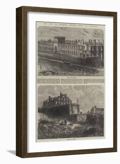 The City of Richmond, Virginia, after its Surrender-null-Framed Giclee Print