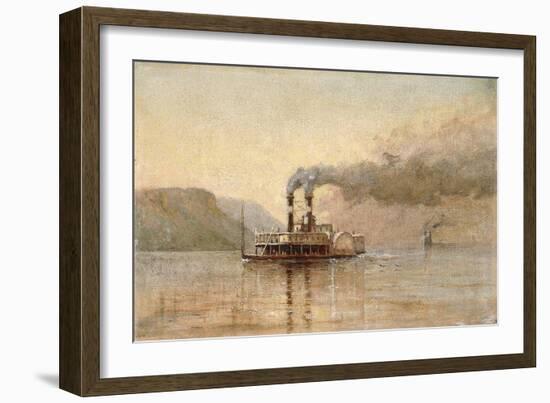 The City of Saint Paul, Dubuque, C.1866-Alfred Thompson Bricher-Framed Giclee Print