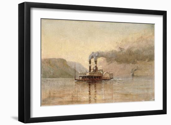 The City of Saint Paul, Dubuque, C.1866-Alfred Thompson Bricher-Framed Giclee Print