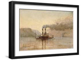 The City of Saint Paul, Dubuque, C.1866-Alfred Thompson Bricher-Framed Giclee Print