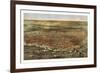 The City of St. Louis, Circa 1874-Currier & Ives-Framed Giclee Print