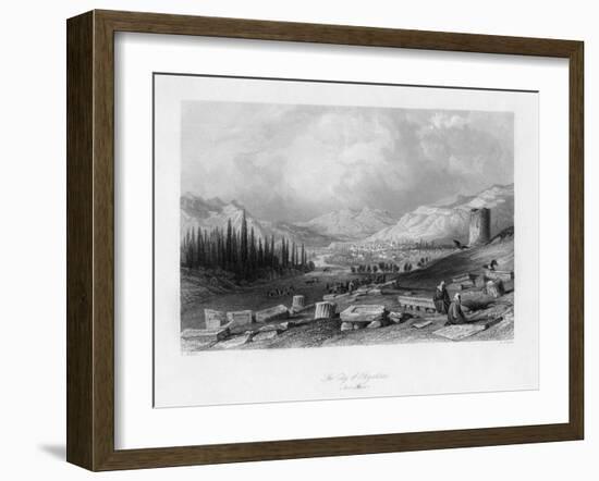 The City of Thyatira (Akhisa), Turkey, 19th Century-Sam Fisher-Framed Giclee Print