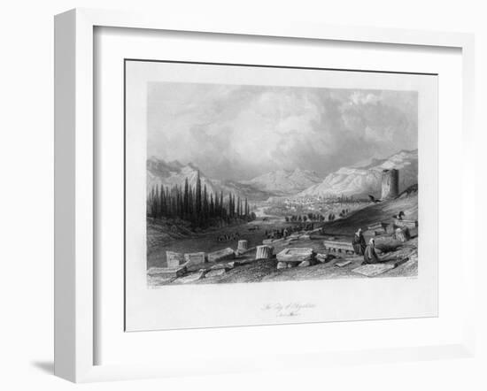 The City of Thyatira (Akhisa), Turkey, 19th Century-Sam Fisher-Framed Giclee Print