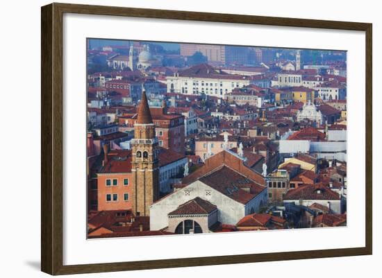 The city of Venice from high above.-Terry Eggers-Framed Photographic Print