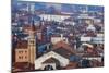 The city of Venice from high above.-Terry Eggers-Mounted Photographic Print