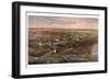 The City of Washington Birds Eye View from the Potomac, Looking North, Circa 1880, USA, America-Currier & Ives-Framed Giclee Print