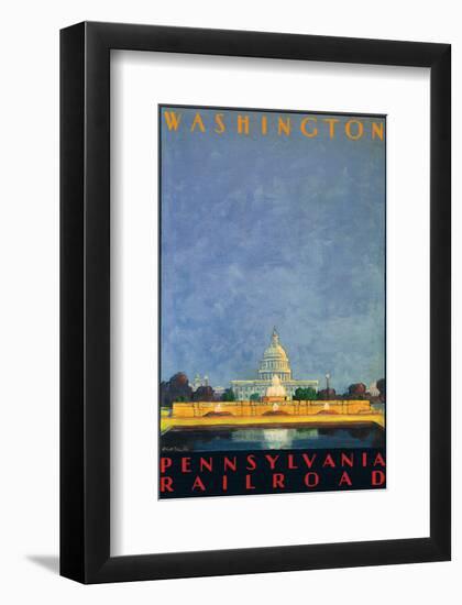 The City of Washington-null-Framed Art Print