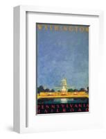 The City of Washington-null-Framed Art Print