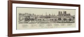 The City of York in 1738-null-Framed Giclee Print