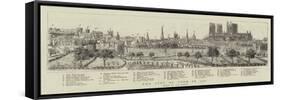 The City of York in 1738-null-Framed Stretched Canvas