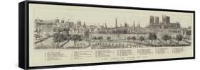 The City of York in 1738-null-Framed Stretched Canvas