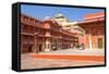 The City Palace in the Heart of the Old City, Jaipur, Rajasthan, India, Asia-Gavin Hellier-Framed Stretched Canvas