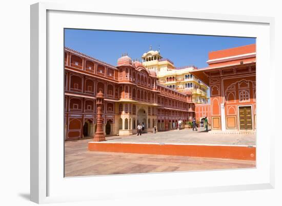 The City Palace in the Heart of the Old City, Jaipur, Rajasthan, India, Asia-Gavin Hellier-Framed Photographic Print