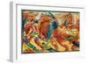 The City Rises, 1910 (Oil on Canvas)-Umberto Boccioni-Framed Giclee Print