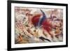 The City Rises, 1910-Umberto Boccioni-Framed Premium Giclee Print