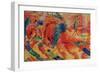 The City Rises, 1911-Umberto Boccioni-Framed Giclee Print