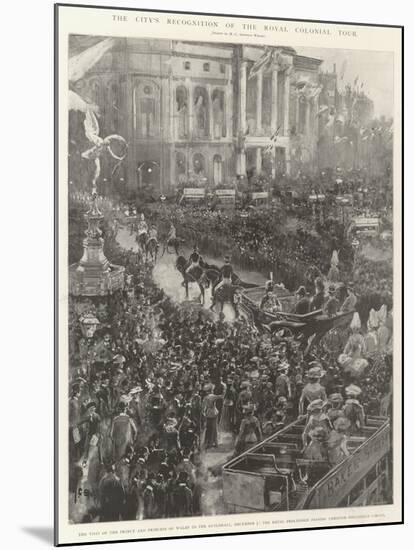 The City's Recognition of the Royal Colonial Tour-Henry Charles Seppings Wright-Mounted Giclee Print