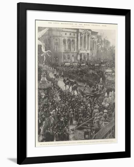 The City's Recognition of the Royal Colonial Tour-Henry Charles Seppings Wright-Framed Giclee Print