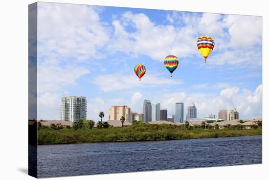The City Skyline of Tampa Florida-Gary718-Stretched Canvas