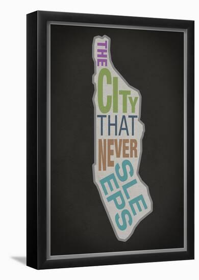 The City That Never Sleeps-null-Framed Poster