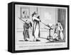 The City Train'D Bands Recruiting Serjeant, 1773-null-Framed Stretched Canvas