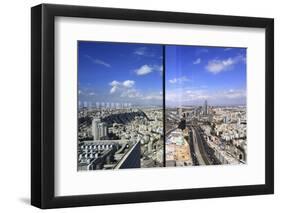 The City View from the Azrieli Observatory.-Stefano Amantini-Framed Photographic Print