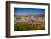 The City Wall of Mehrangarh Fort Towering over the Blue Rooftops in Jodhpur, the Blue City-Laura Grier-Framed Photographic Print
