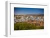 The City Wall of Mehrangarh Fort Towering over the Blue Rooftops in Jodhpur, the Blue City-Laura Grier-Framed Photographic Print