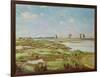 The City Walls of Aigues-Mortes, 1867-Frederic Bazille-Framed Giclee Print