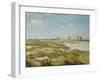 The City Walls of Aigues-Mortes, 1867-Frederic Bazille-Framed Giclee Print