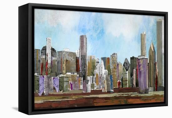The City-Anna Polanski-Framed Stretched Canvas