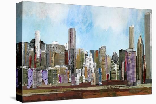 The City-Anna Polanski-Stretched Canvas