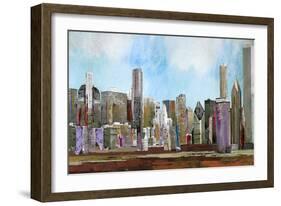 The City-Anna Polanski-Framed Art Print
