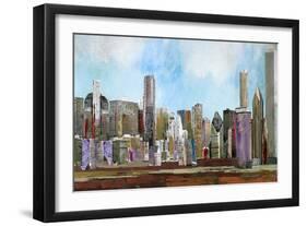 The City-Anna Polanski-Framed Art Print