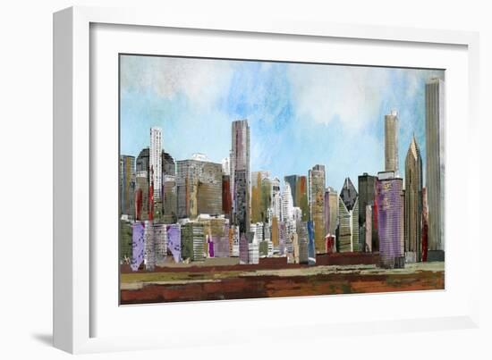 The City-Anna Polanski-Framed Art Print