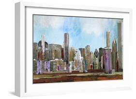 The City-Anna Polanski-Framed Art Print