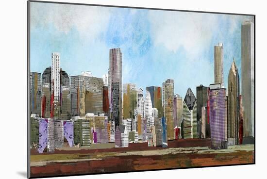 The City-Anna Polanski-Mounted Premium Giclee Print