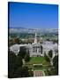 The Civic Center and Rockies Beyond, Denver, Colorado, USA-Jean Brooks-Stretched Canvas