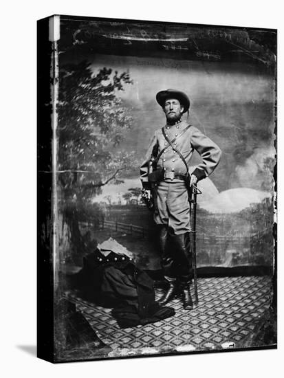 The Civil War, Colonel John S. Mosby, C.S.A., Richmond, Virginia, 1865-null-Stretched Canvas