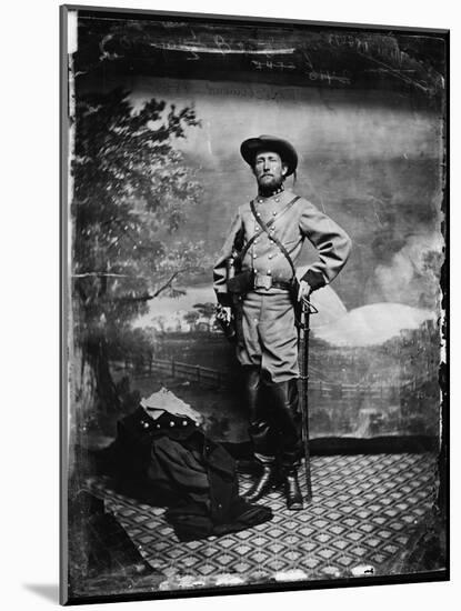 The Civil War, Colonel John S. Mosby, C.S.A., Richmond, Virginia, 1865-null-Mounted Art Print