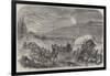 The Civil War in America, Baggage-Waggons and Gun-Carriages of the Army of the Potomac on the Move-null-Framed Giclee Print