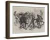 The Civil War in America, Capture of a United States' Dragoon by Guerrilla Horsemen of Virginia-null-Framed Giclee Print